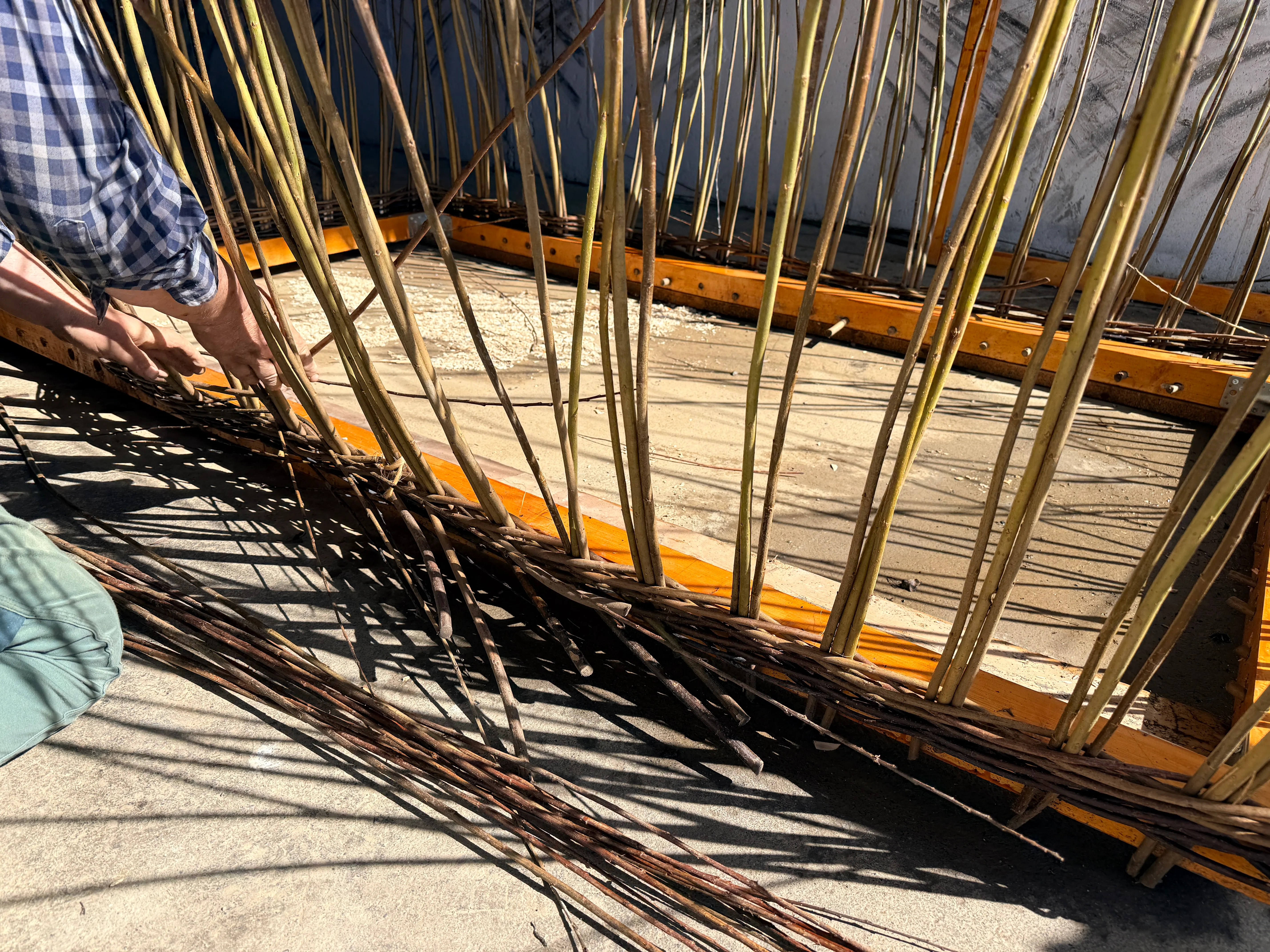 Garden Shed as a Basket: Making a Willow Shed - Phase 01 — gallery image