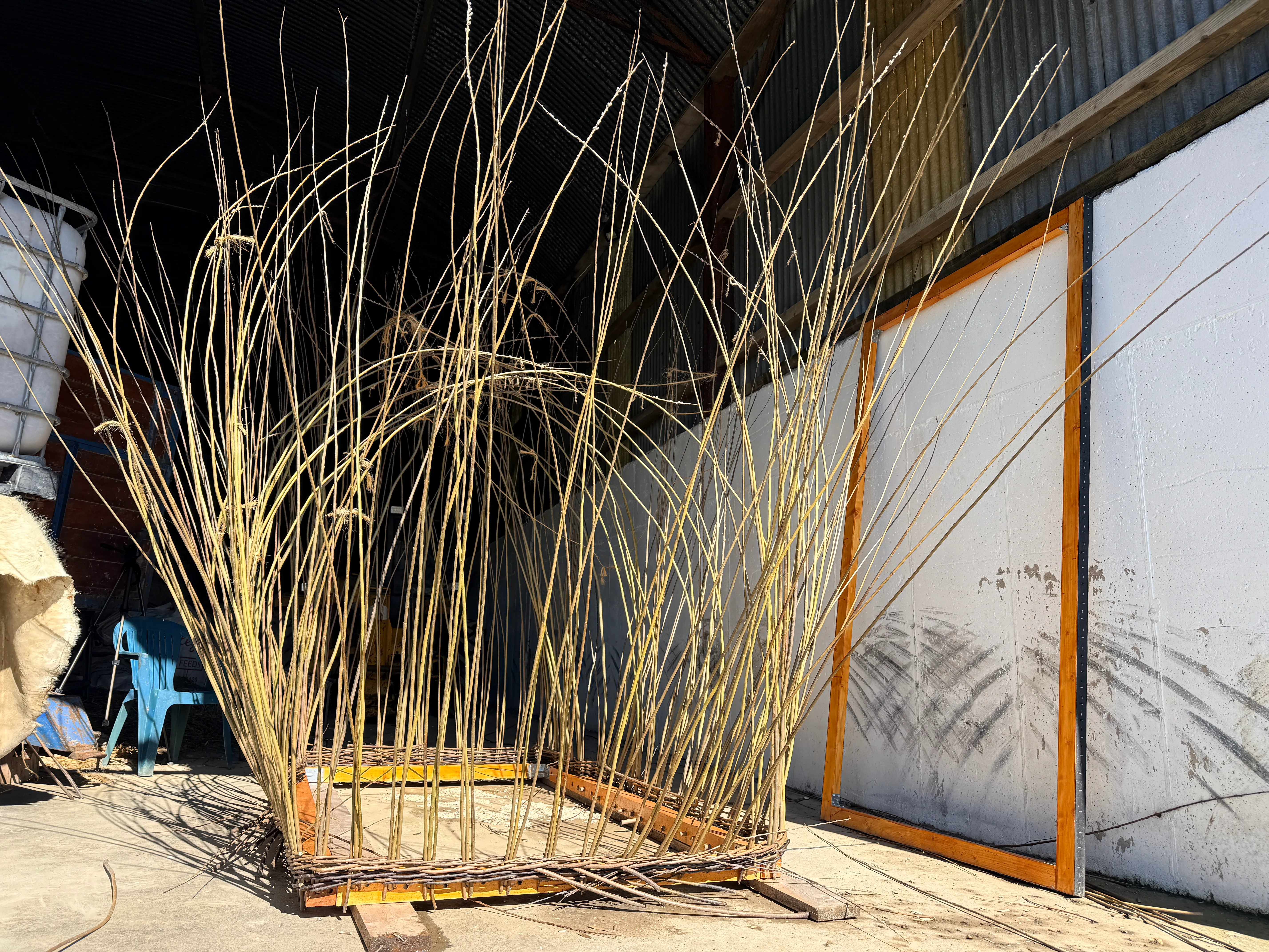 Garden Shed as a Basket: Making a Willow Shed - Phase 01 — gallery image